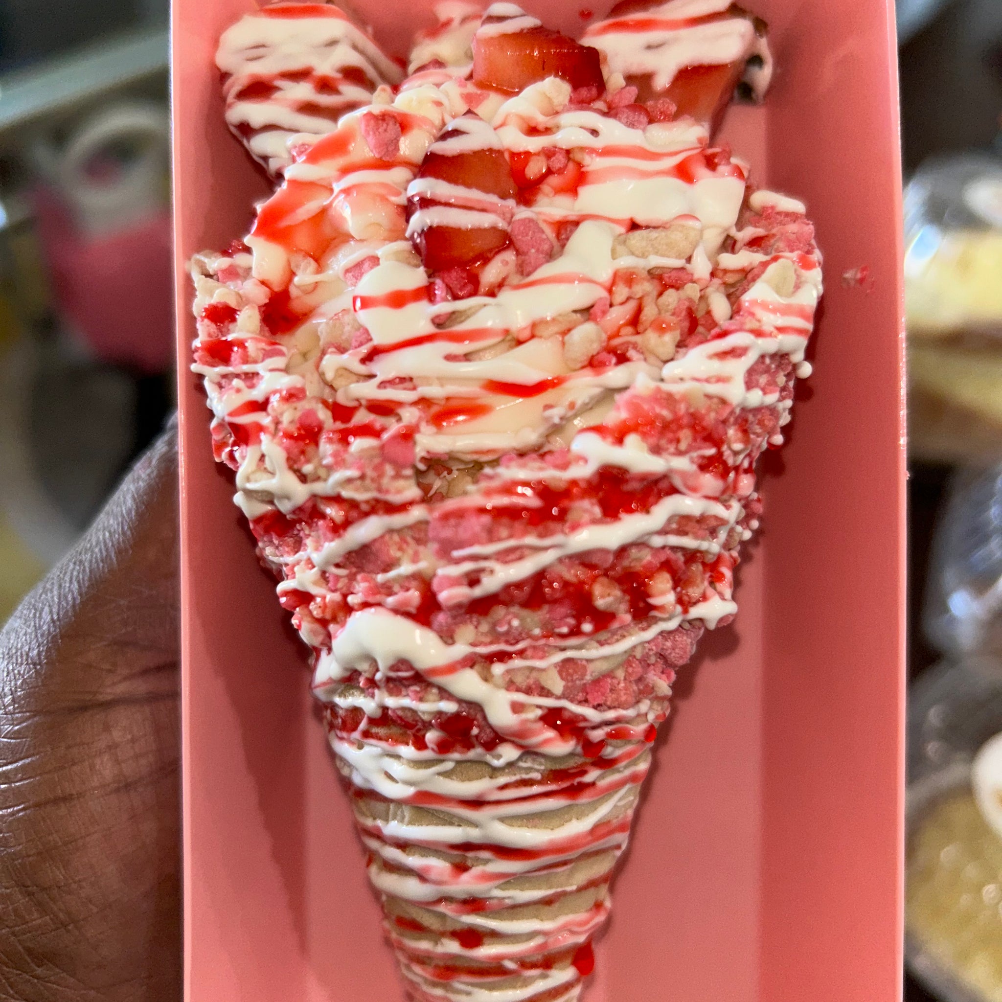 Cheesecake Waffle Cones